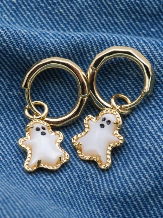 Kendra Scott Jewelry - Kendra Scott Ghost Gold Convertible Huggie Earrings